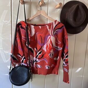 Maeve by Anthropologie Floral Sweater